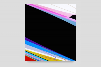 Eclipse 2013 acrylic on canvas 54 x 48 inches