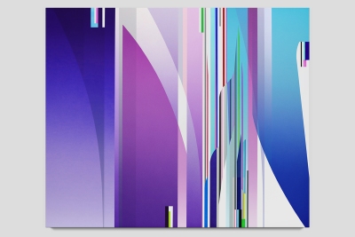 Dawn Chorus 2023  acrylic on canvas 48 x 58 inches